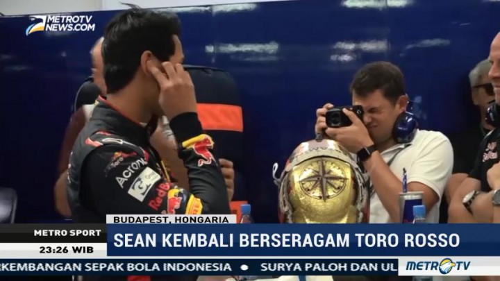 Sean Gelael Kembali Tes Mobil F1 Toro Rosso di Hungaria