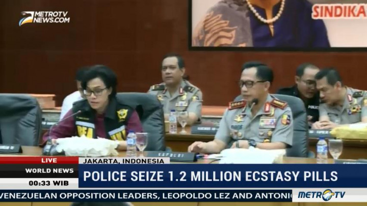 Police Seize 1,2 Million Ecstasy Pills