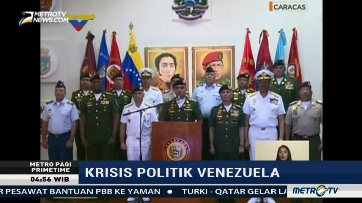 Krisis Politik Meruncing, Kemenhan Venezuela Keluarkan Maklumat