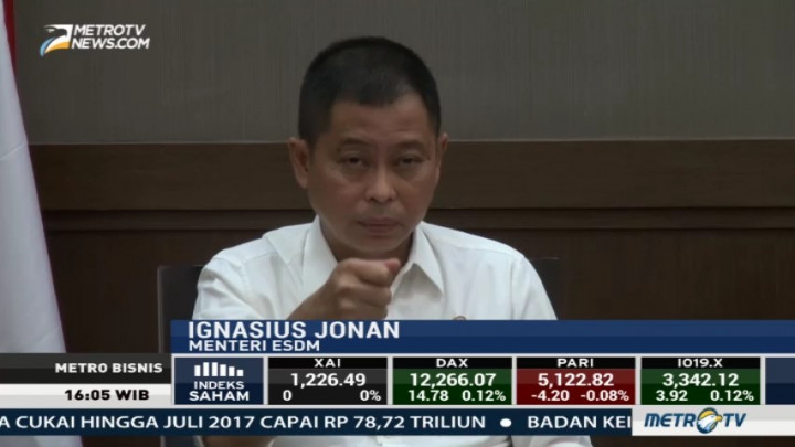 Menteri Jonan Sepakati Sejumlah Poin Negosiasi dengan Bos Freeport