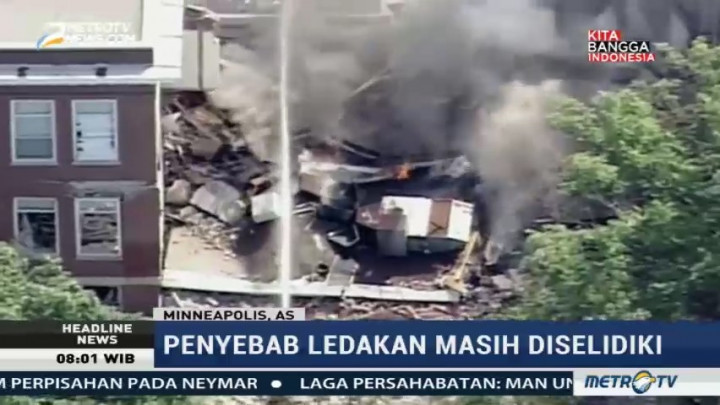 Ledakan di Minneapolis, Satu Tewas dan Satu Masih Hilang