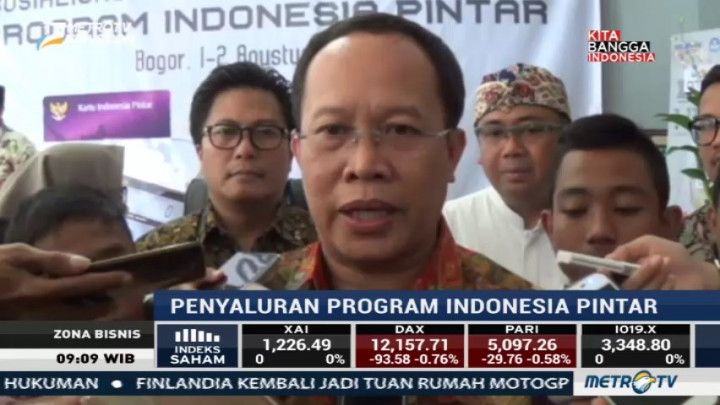 Penyaluran Program Indonesia Pintar Ditargetkan Rampung Bulan Ini