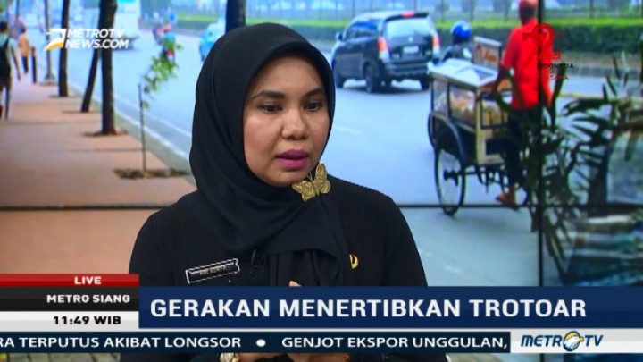 Gerakan Menertibkan Trotoar Demi Kenyamanan Pejalan Kaki