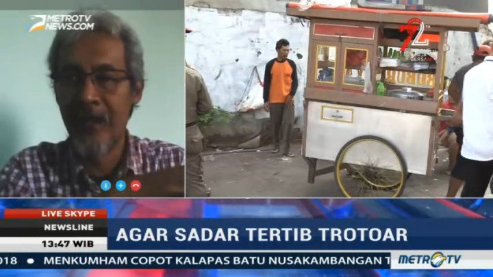 Agar Sadar Tertib Trotoar