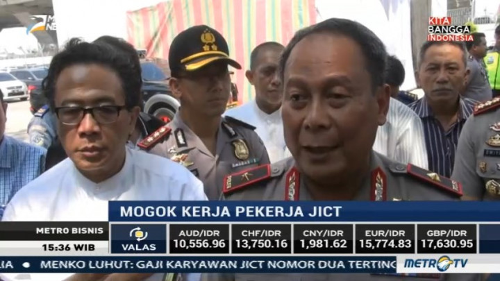 Wakapolda Metro Jaya Tinjau Aksi Mogok Kerja di Terminal JICT