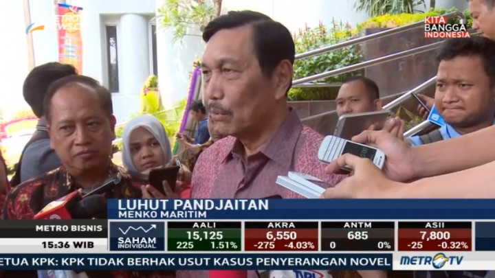 Menko Luhut Pertanyakan Alasan Pekerja JICT Mogok Kerja