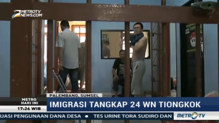 Imigrasi Tangkap 24 MN Tiongkok yang Bekerja di Proyek LRT
