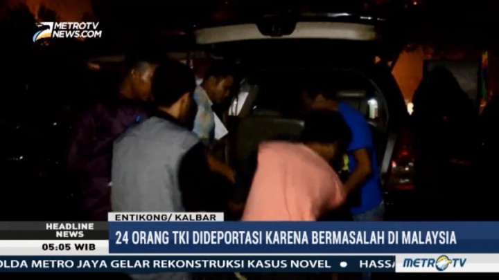 Malaysia Deportasi 24 TKI Ilegal