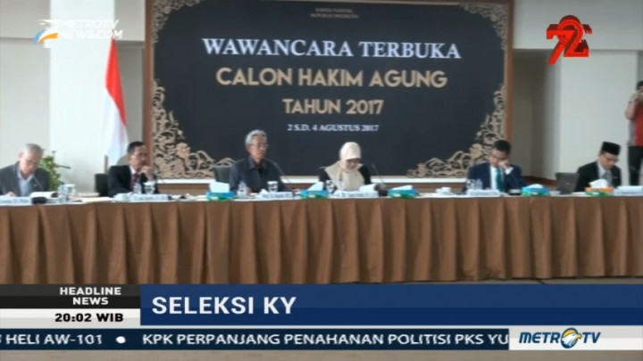 Seleksi Calon Hakim Agung KY Masuki Tahap Akhir