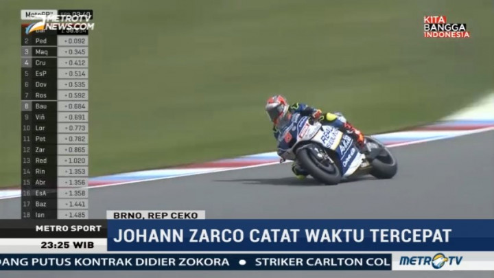 Hasil Sesi Latihan Bebas Pertama MotoGP 2017 Republik Ceko