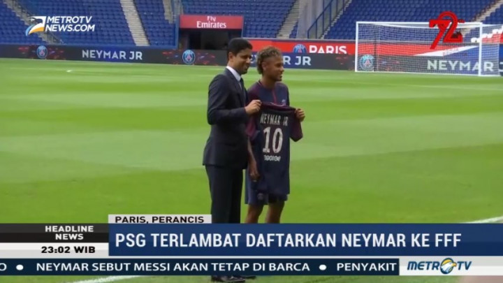 Neymar Absen di Laga Perdana PSG