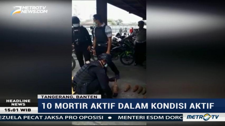 Karyawan Pabrik Baja di Tangerang Temukan 10 Mortir Aktif