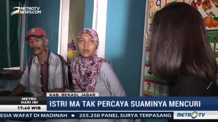 Istri Korban Main Hakim Sendiri Tak Percaya Suaminya Mencuri