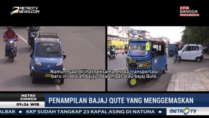 Penampilan Bajaj Qute yang Menggemaskan