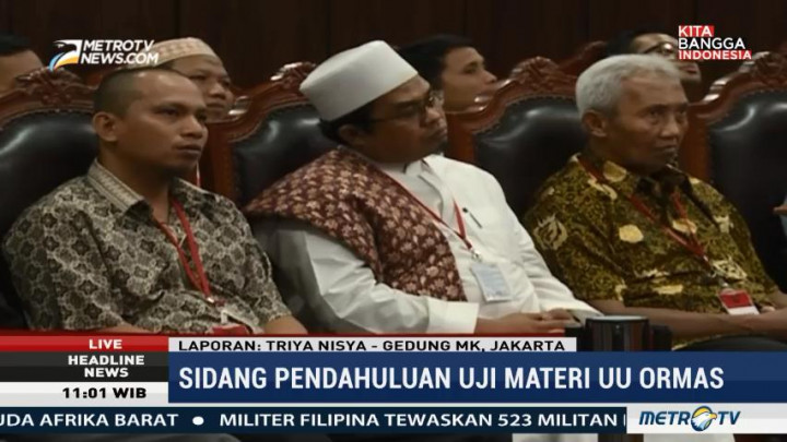 MK Kembali Gelar Sidang Uji Materi Perppu Ormas