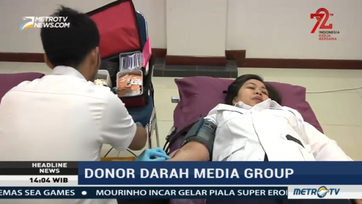 Metro TV & Media Group Gelar Donor Darah