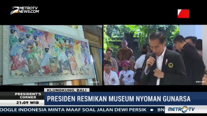 Jokowi Resmikan Museum Nyoman Gunarsa