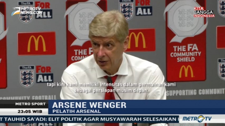 Wenger Harap Trofi Community Shield Dapat Memompa Semangat Arsenal