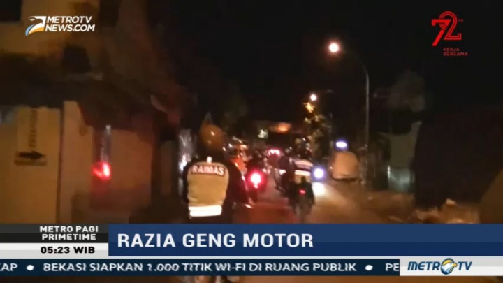 Tekan Kriminalitas, Petugas Gabungan Gelar Razia di Cimahi