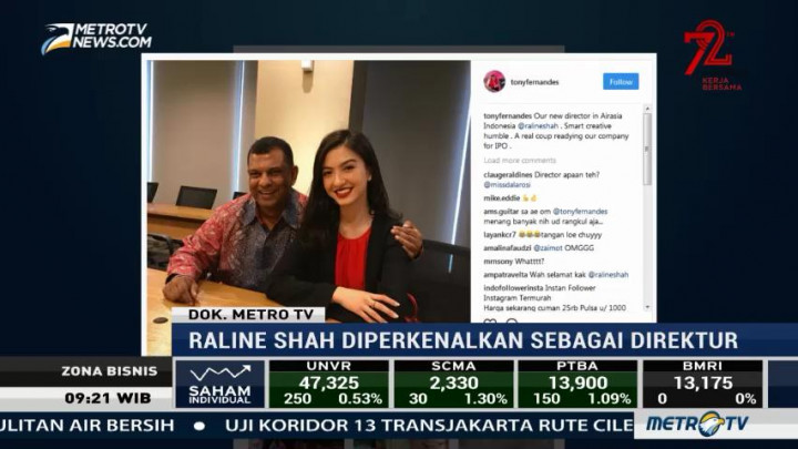 Raline Shah Direktur AirAsia Indonesia?