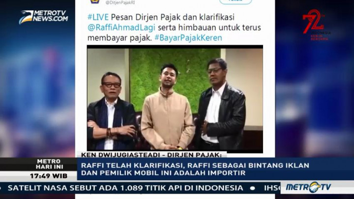 Klarifikasi Raffi Ahmad Soal Foto Mobil Mewah