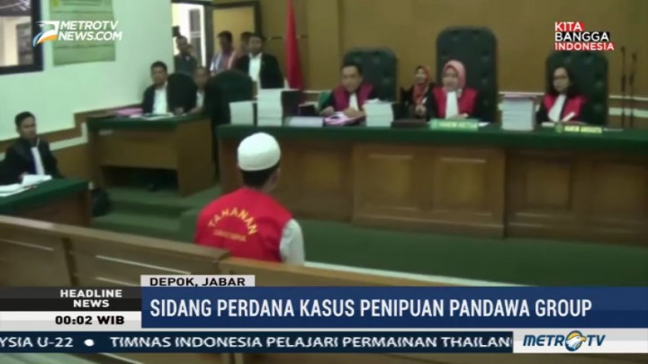 Sidang Perdana Kasus Pandawa Group Digelar di PN Depok