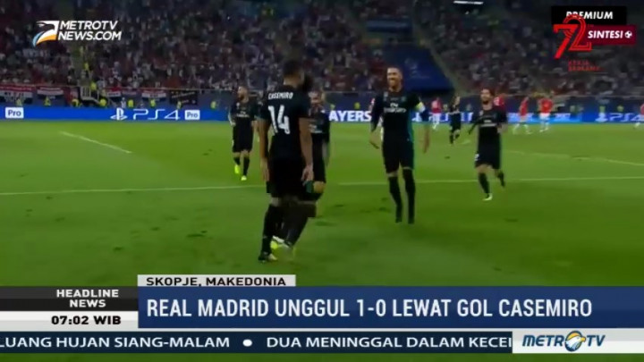 Kalahkan MU, Real Madrid Pertahankan Piala Super Eropa