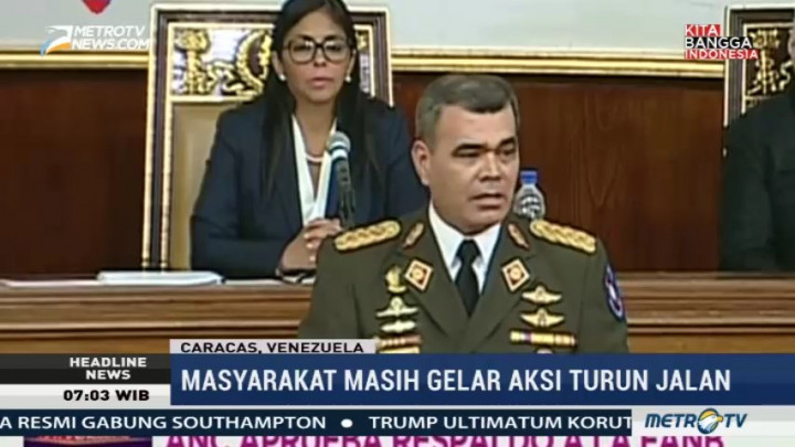 Pemerintah dan Oposisi Saling Klaim Mendapat Dukungan Warga Venezuela