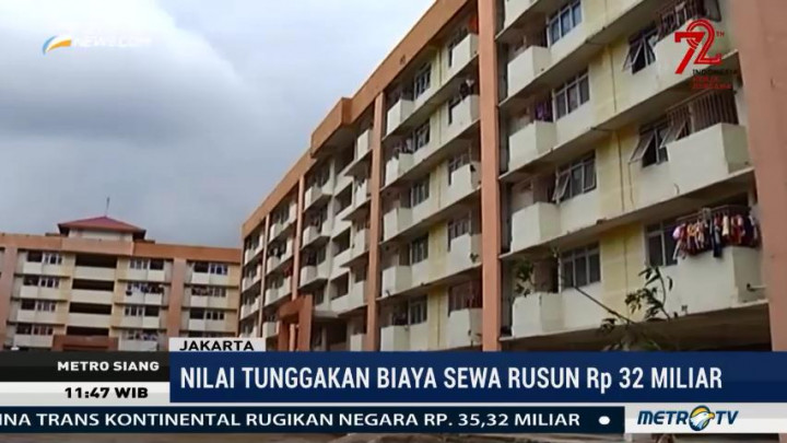 Tunggakan Biaya Sewa Rusun di Ibu Kota