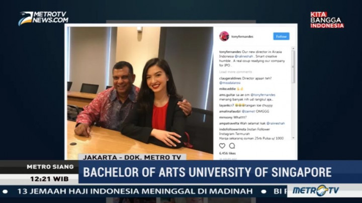 Raline Shah Resmi Jadi Komisaris Independen AirAsia