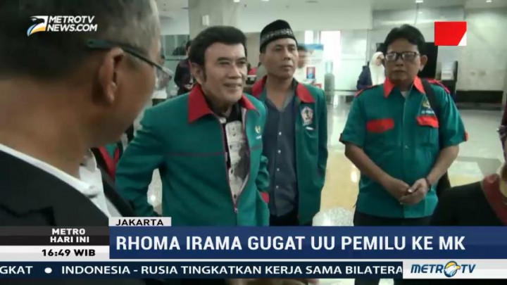 Berniat <i>Nyapres</i>, Rhoma Irama Gugat UU Pemilu
