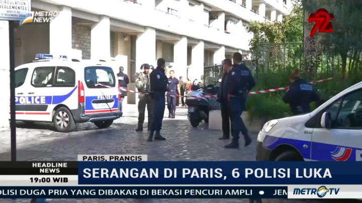 Serangan di Paris, 6 Polisi Terluka