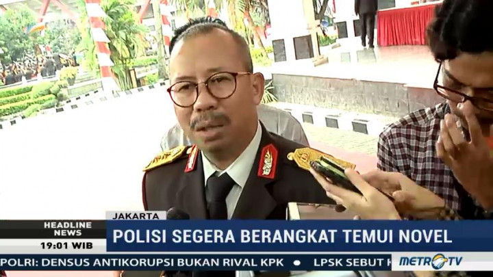 Penyidik Mabes Polri akan Temui Novel ke Singapura