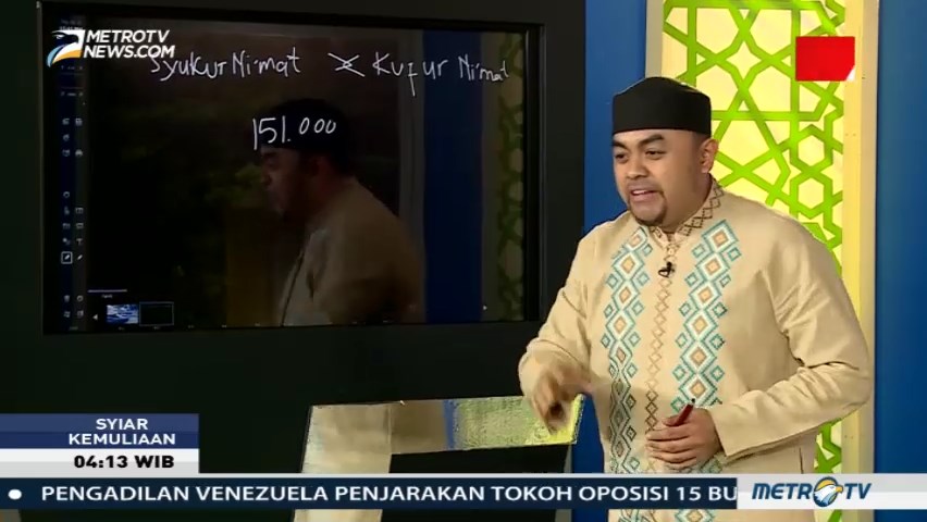 Syiar Kemuliaan: Mengucap Rasa Syukur (2)