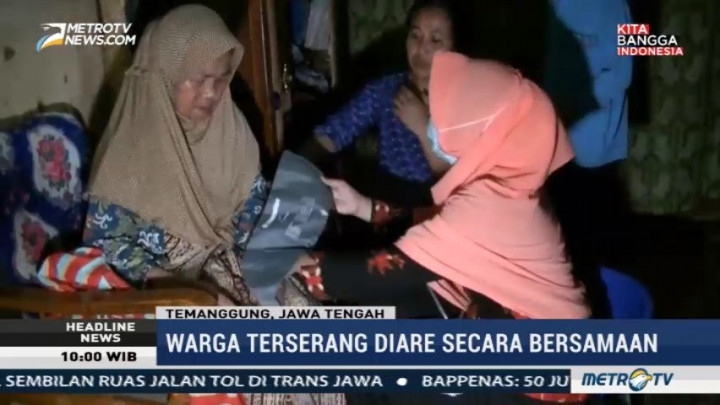 Puluhan Warga Temanggung Terserang Diare Bersamaan, 1 Tewas