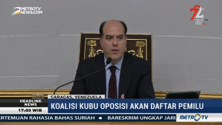 Kubu Oposisi Venezuela akan Daftar Pemilu