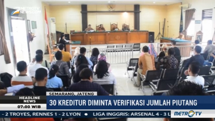 30 Kreditur Diminta Verifikasi Jumlah Piutang Nyonya Meneer