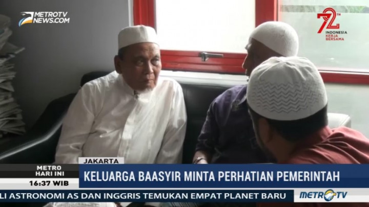 Keluarga Minta Abu Bakar Ba'asyir Dirawat di Rumah