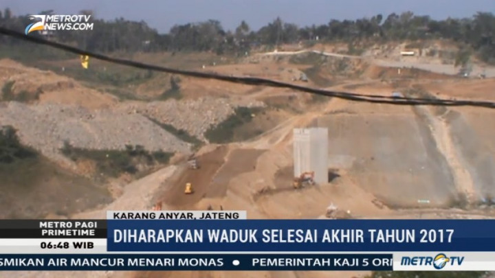 Pembangunan Waduk Gondang Capai 62%