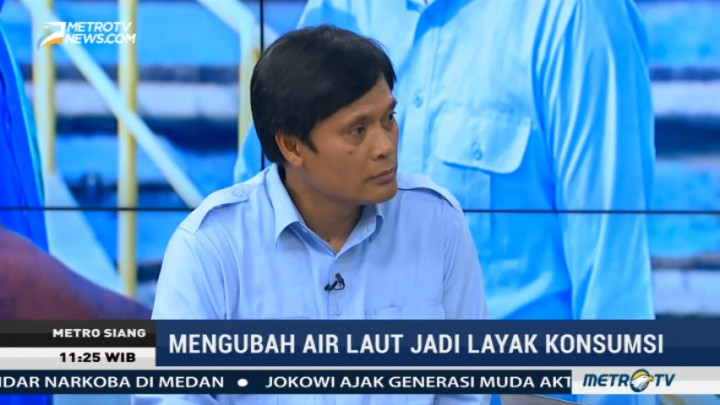 PAM Jaya Kembangkan Tenologi Pengubah Air Laut Jadi Layak Konsumsi