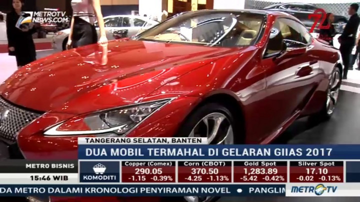 Dua Mobil Termahal di GIIAS 2017