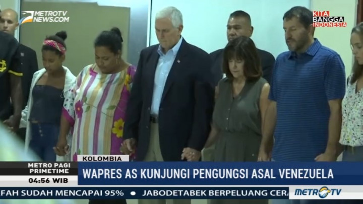 Mike Pence Kunjungi Pengungsi Asal Venezuela