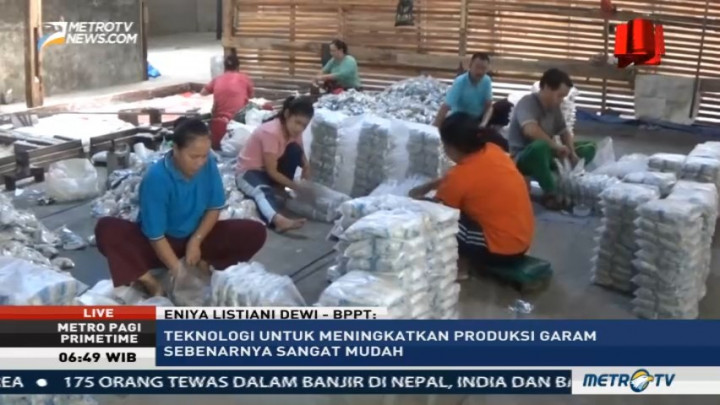 Industri Enggan Bangun Pabrik Garam Karena Profitnya Kecil