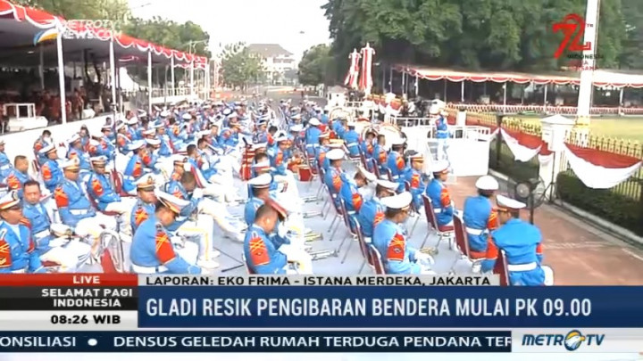 Gladi Bersih Upacara HUT RI ke-72 Digelar Pagi Ini