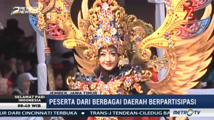 Pesona Budaya Indonesia di Jember Fashion Carnaval