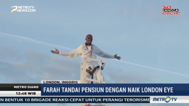 Perpisahan Unik Ala Mo Farah