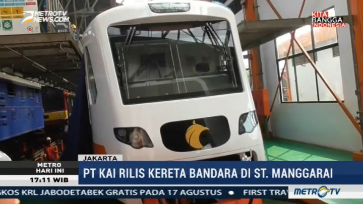 Begini Tampilan Rangkaian Kereta Bandara Soetta