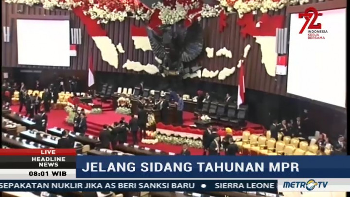 Presiden akan Sampaikan Tiga Pidato di Sidang Tahunan