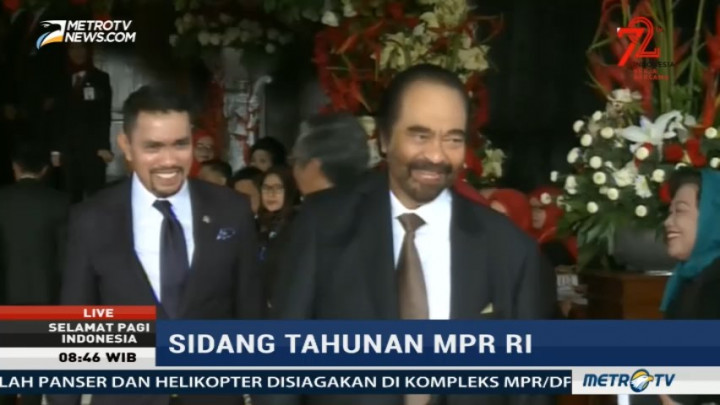 Surya Paloh Hadiri Sidang Tahunan MPR