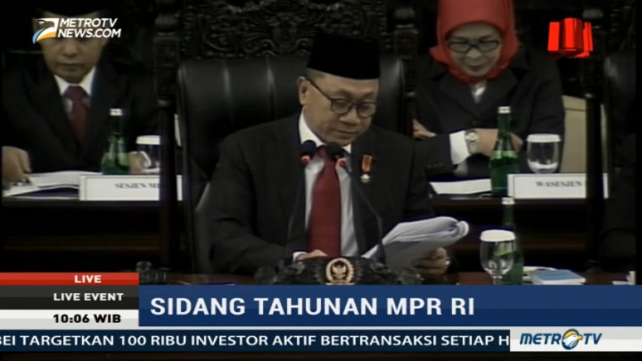 Ketua MPR Puji Kinerja Pemerintahan Jokowi-JK